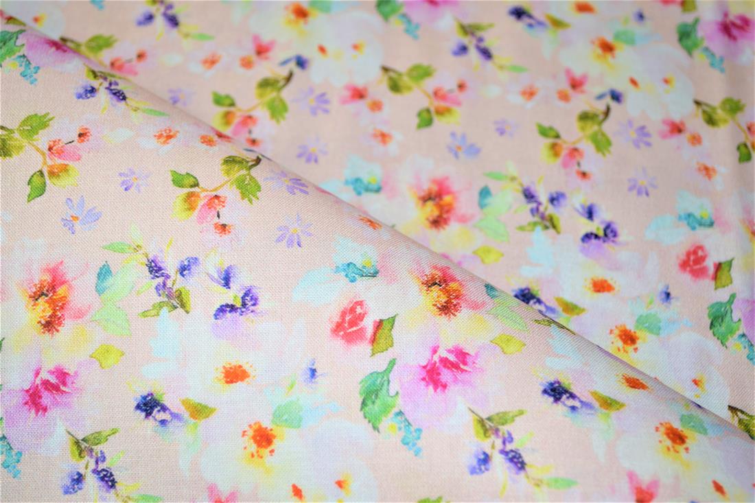 Roses Print Cotton Fabric