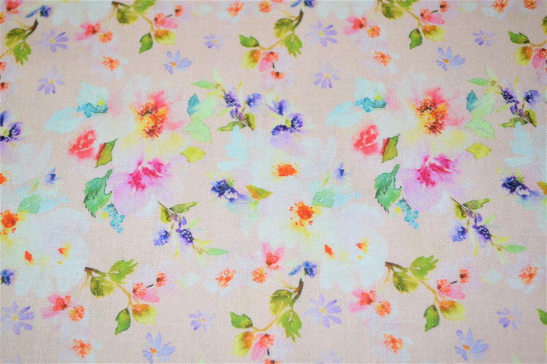 Roses Print Cotton Fabric