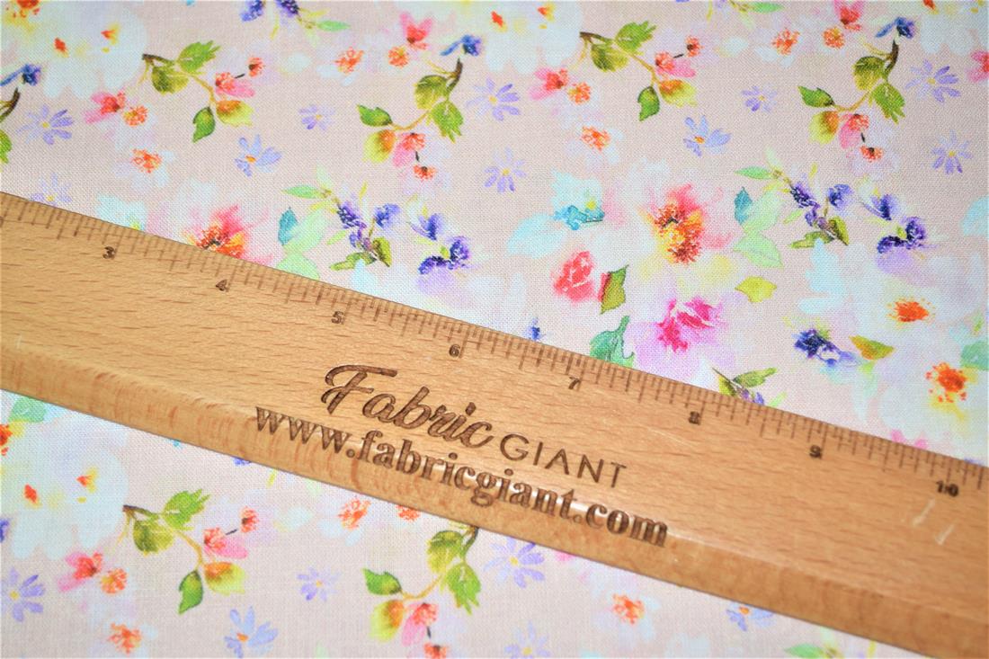 Roses Print Cotton Fabric