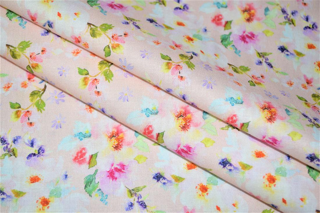 Roses Print Cotton Fabric