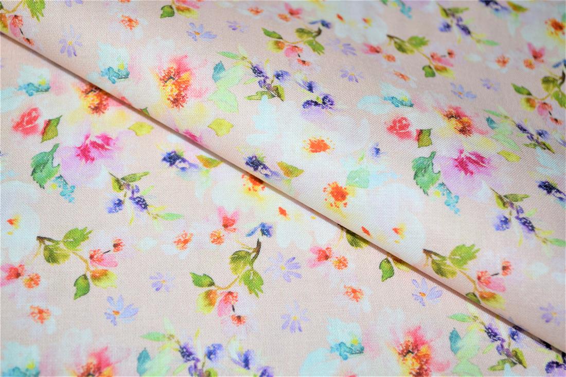 Roses Print Cotton Fabric