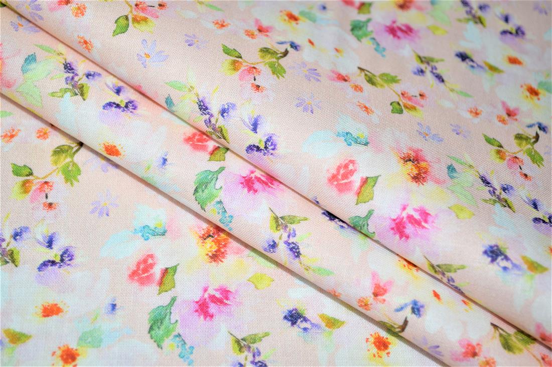 Roses Print Cotton Fabric