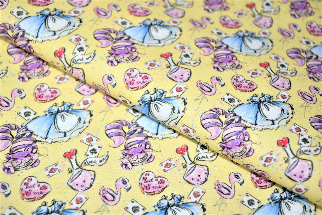 Wonderland Printed 100% Cotton Fabric
