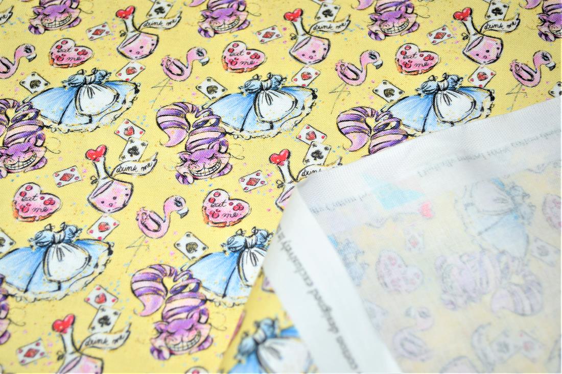 Wonderland Printed 100% Cotton Fabric