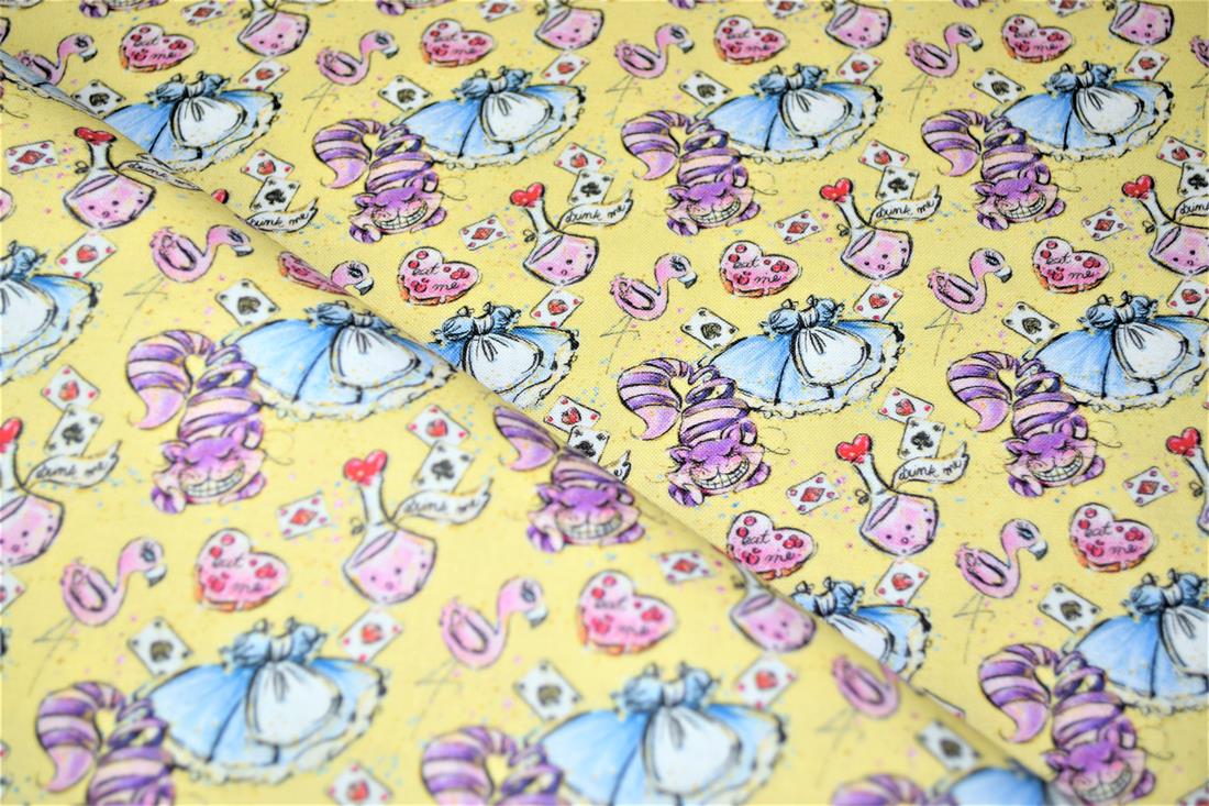 Wonderland Printed 100% Cotton Fabric