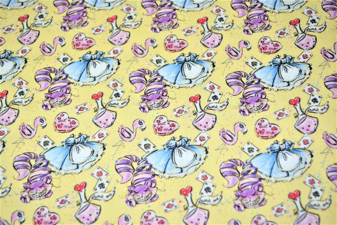 Wonderland Printed 100% Cotton Fabric