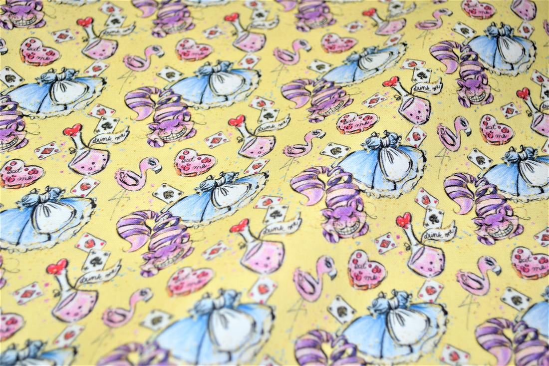 Wonderland Printed 100% Cotton Fabric
