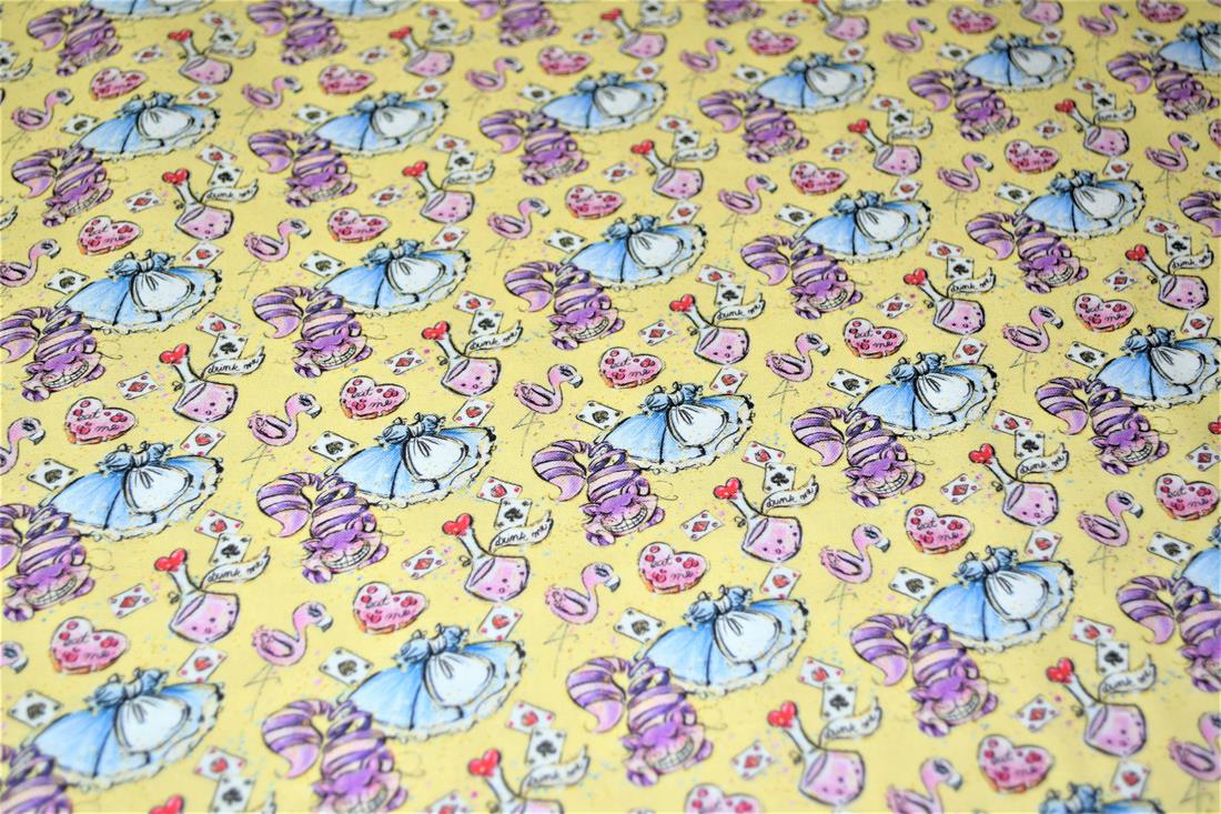 Wonderland Printed 100% Cotton Fabric