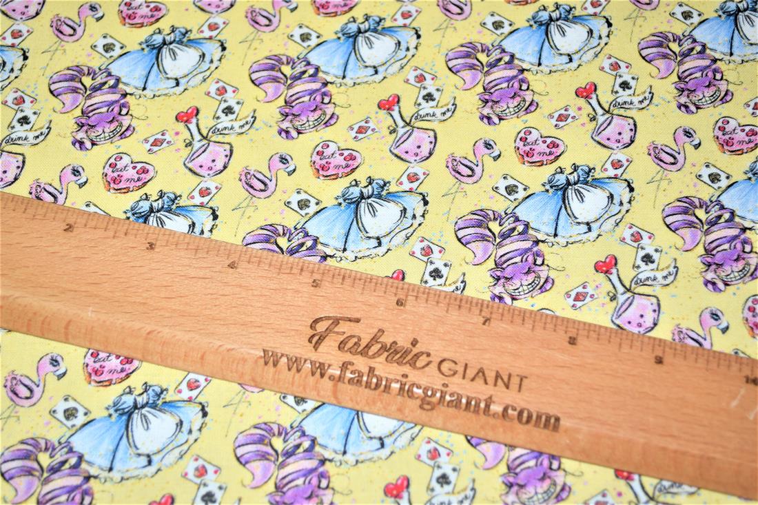 Wonderland Printed 100% Cotton Fabric