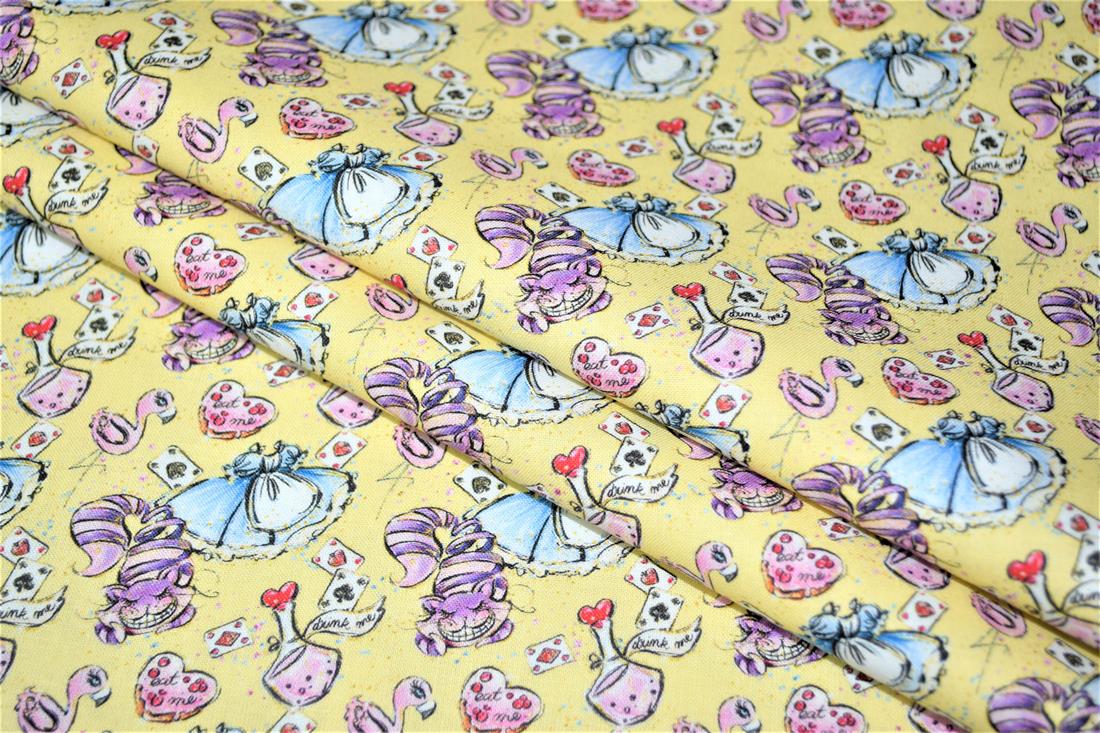 Wonderland Printed 100% Cotton Fabric