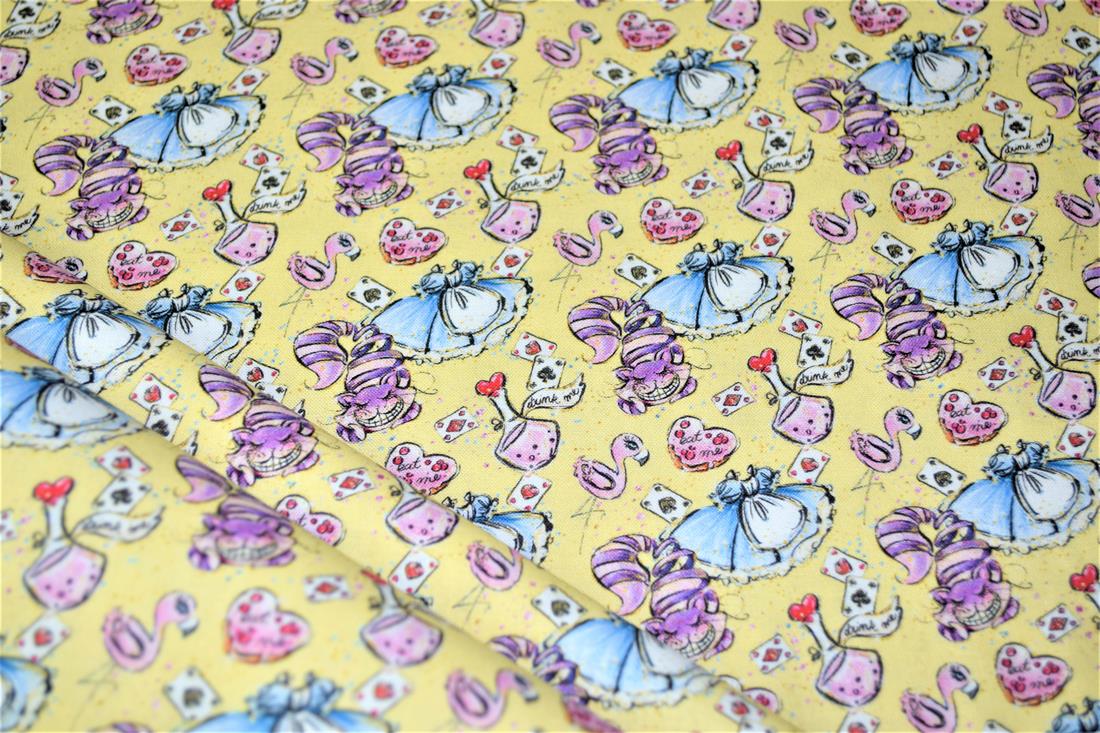 Wonderland Printed 100% Cotton Fabric