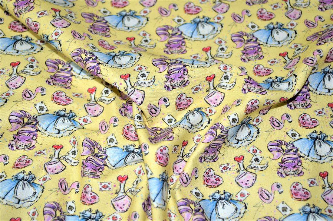 Wonderland Printed 100% Cotton Fabric