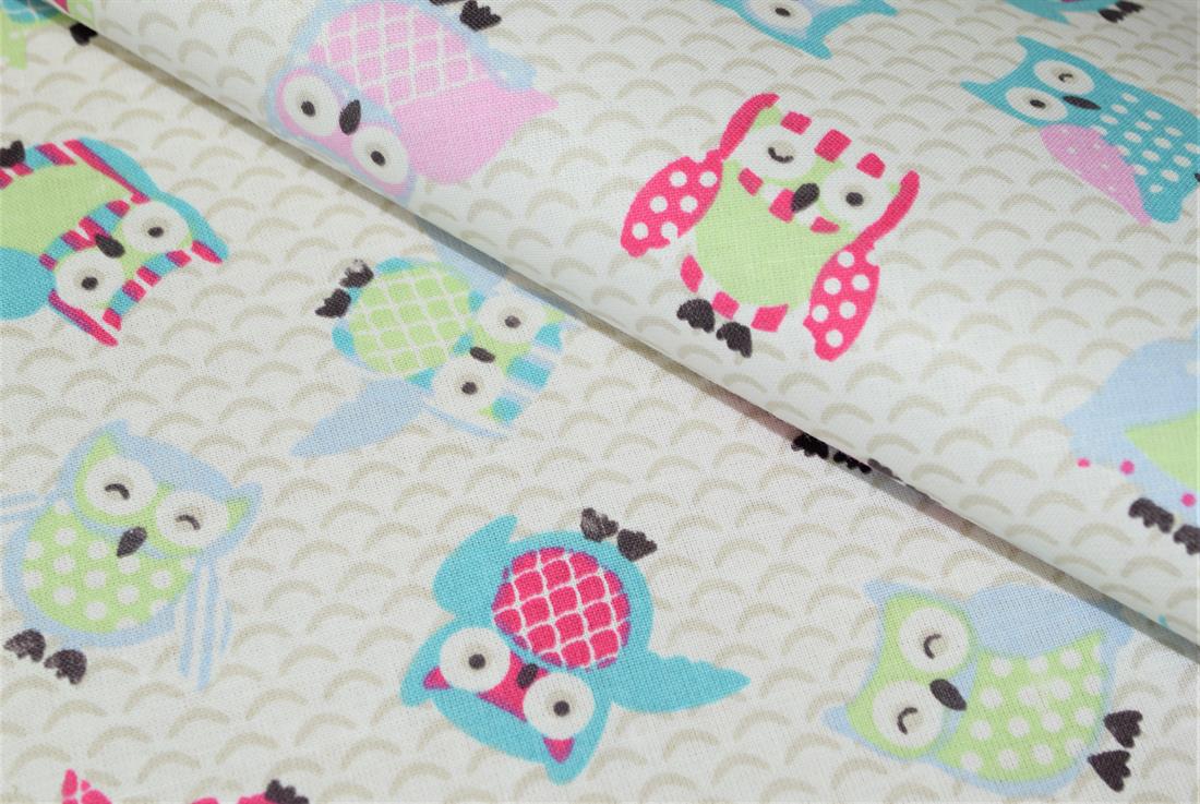 Toot Print Cotton Fabric