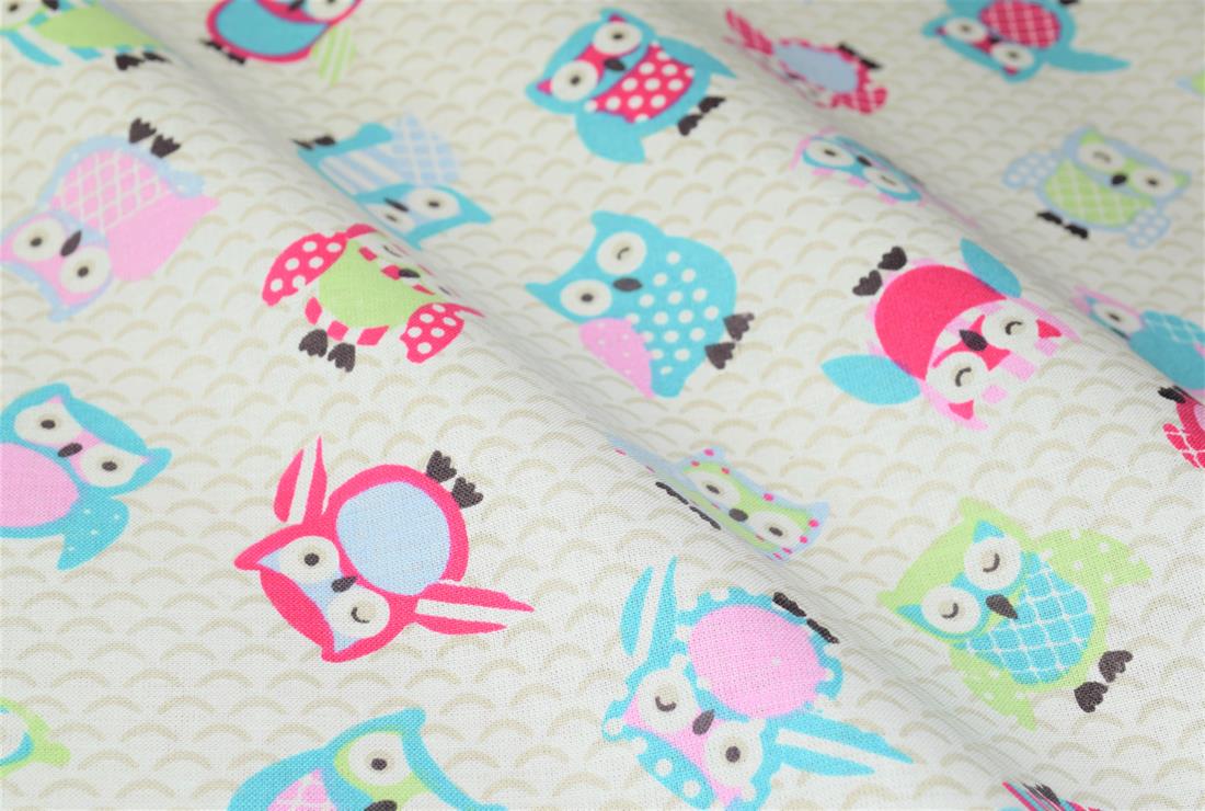 Toot Print Cotton Fabric