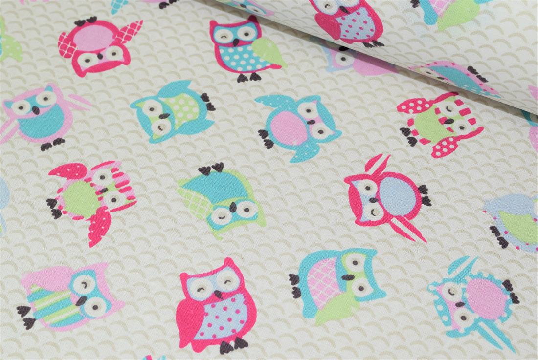 Toot Print Cotton Fabric