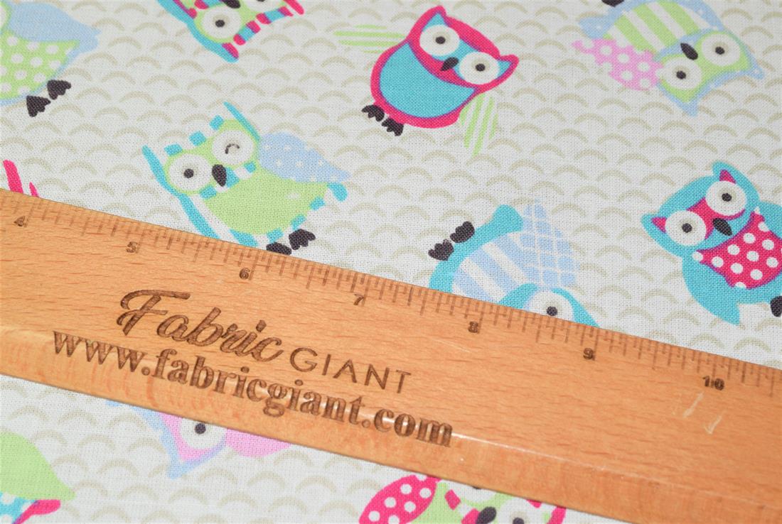 Toot Print Cotton Fabric