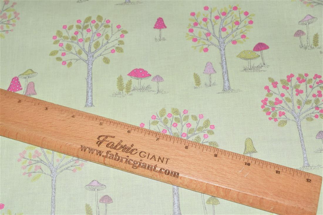 Woodland Forest Printed 100% Cotton Fabric