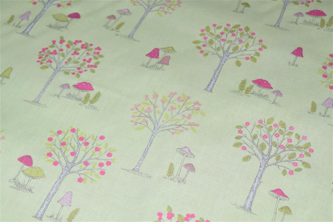 Woodland Forest Printed 100% Cotton Fabric