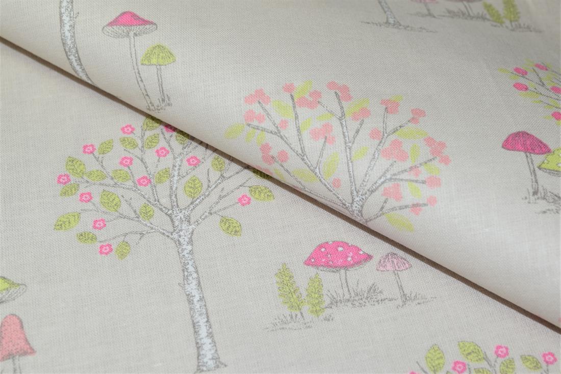 Woodland Forest Printed 100% Cotton