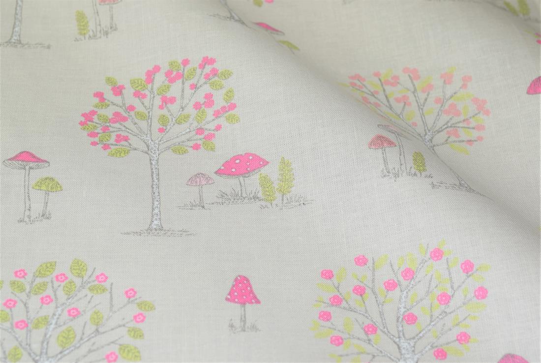 Woodland Forest Printed 100% Cotton