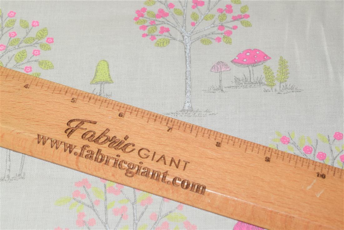 Woodland Forest Printed 100% Cotton