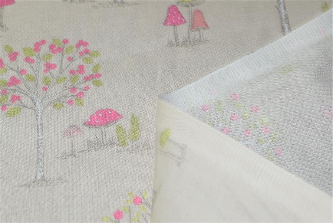 Woodland Forest Printed 100% Cotton