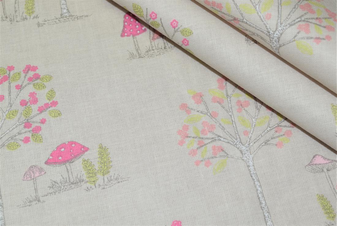 Woodland Forest Printed 100% Cotton