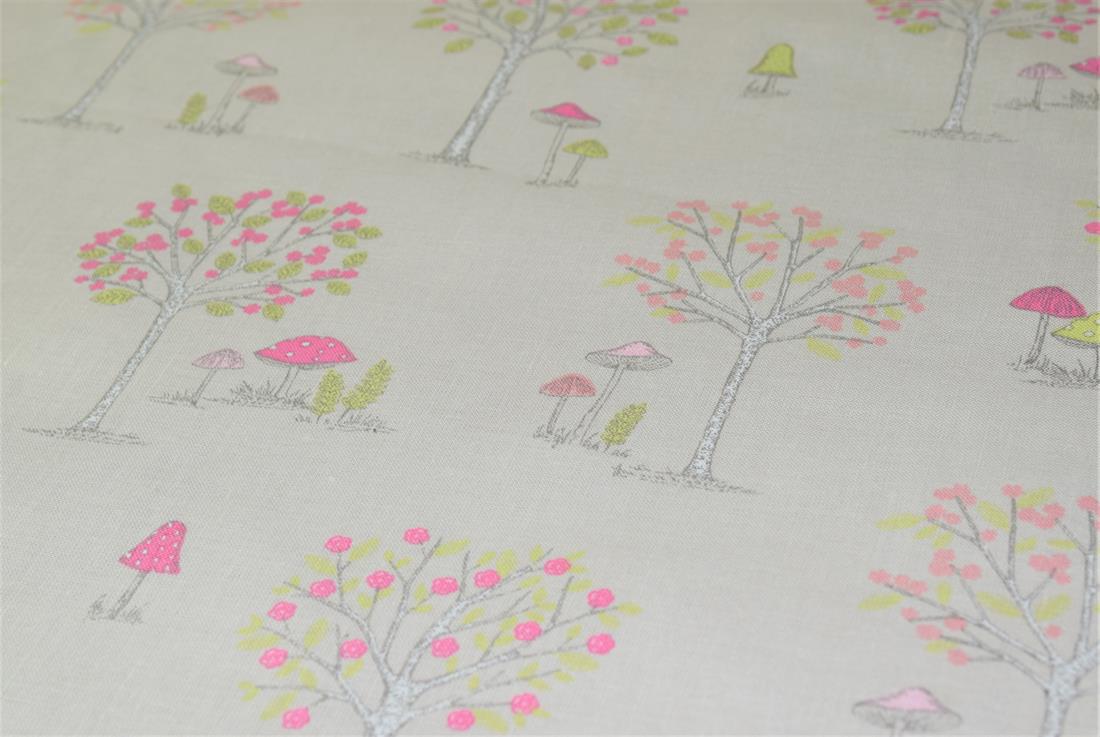 Woodland Forest Printed 100% Cotton