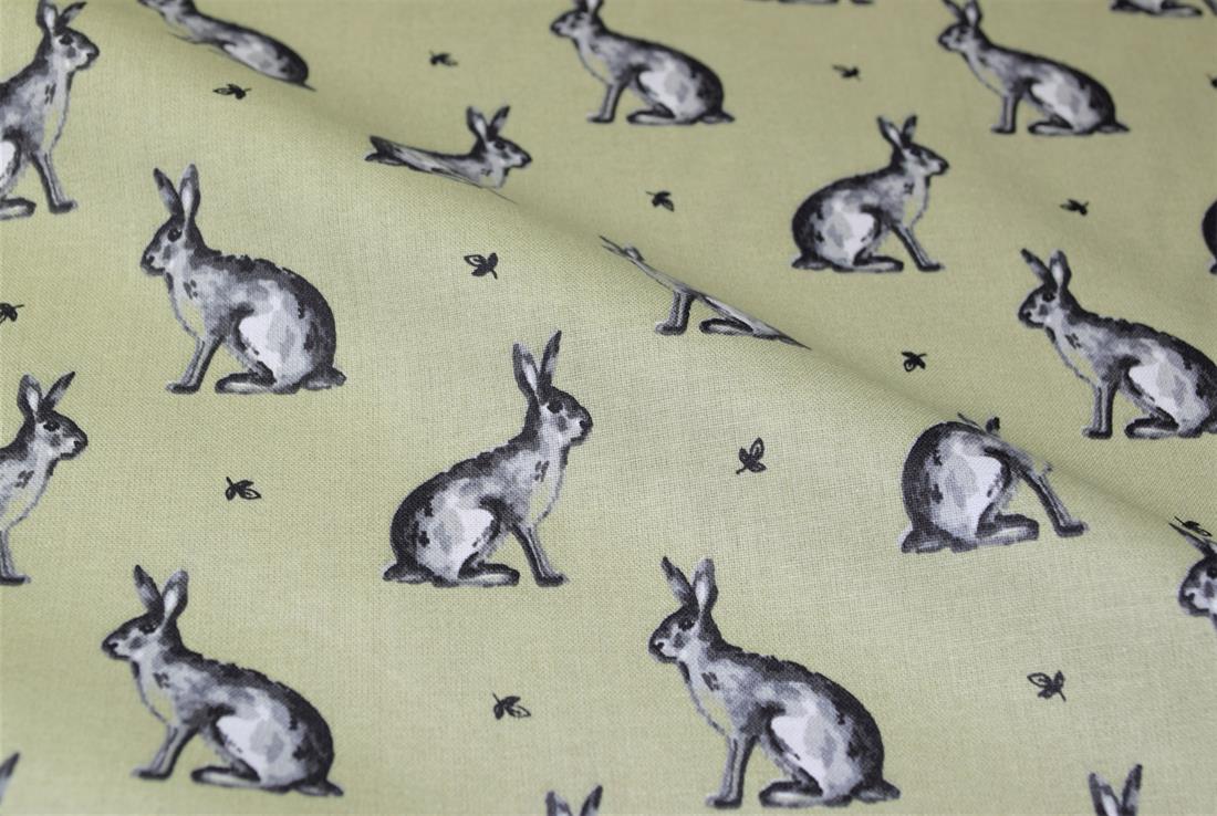 Beatrix Bunny Printed 100% Cotton