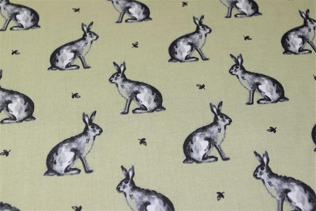 Beatrix Bunny Printed 100% Cotton