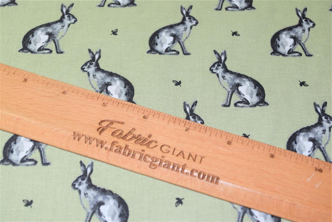 Beatrix Bunny Printed 100% Cotton