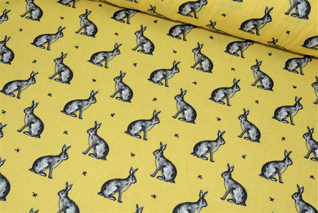 Beatrix Bunny Printed 100% Cotton Fabric