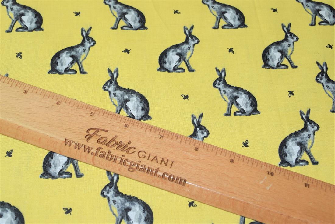Beatrix Bunny Printed 100% Cotton Fabric