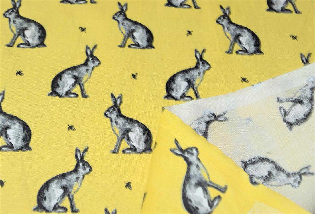 Beatrix Bunny Printed 100% Cotton Fabric