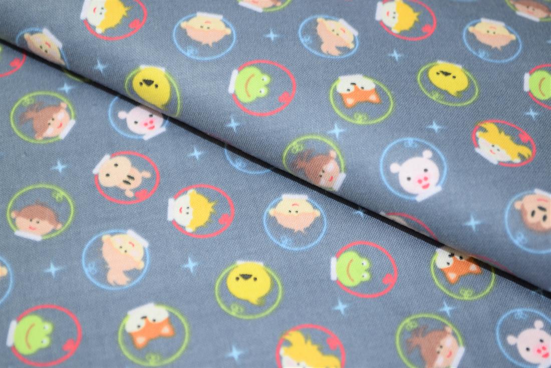 Grey Animals Print Clearance Stock
