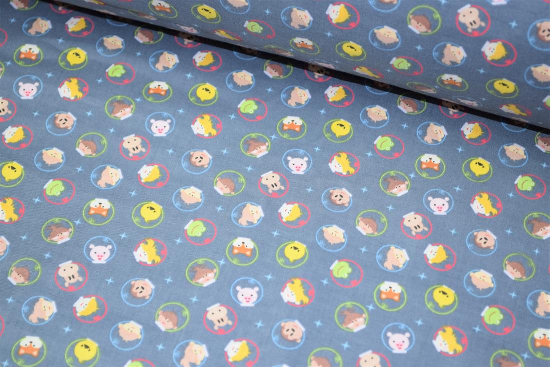 Grey Animals Print Clearance Stock