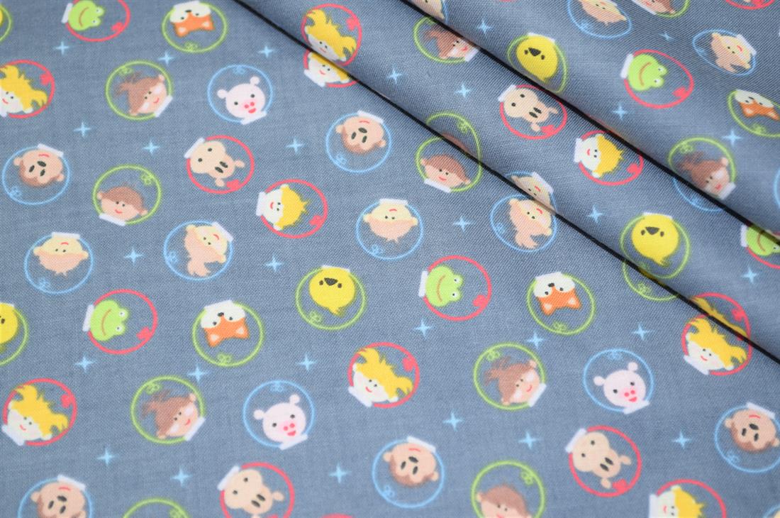 Grey Animals Print Clearance Stock