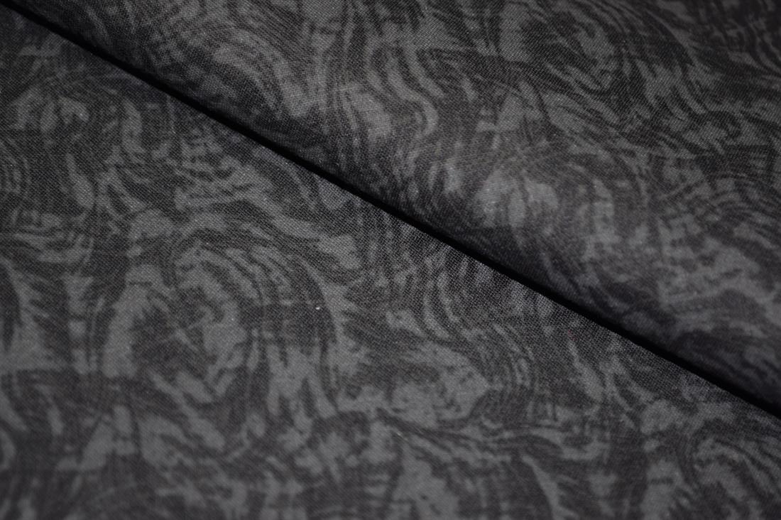Black & Grey Coton Fabric Clearance Stock