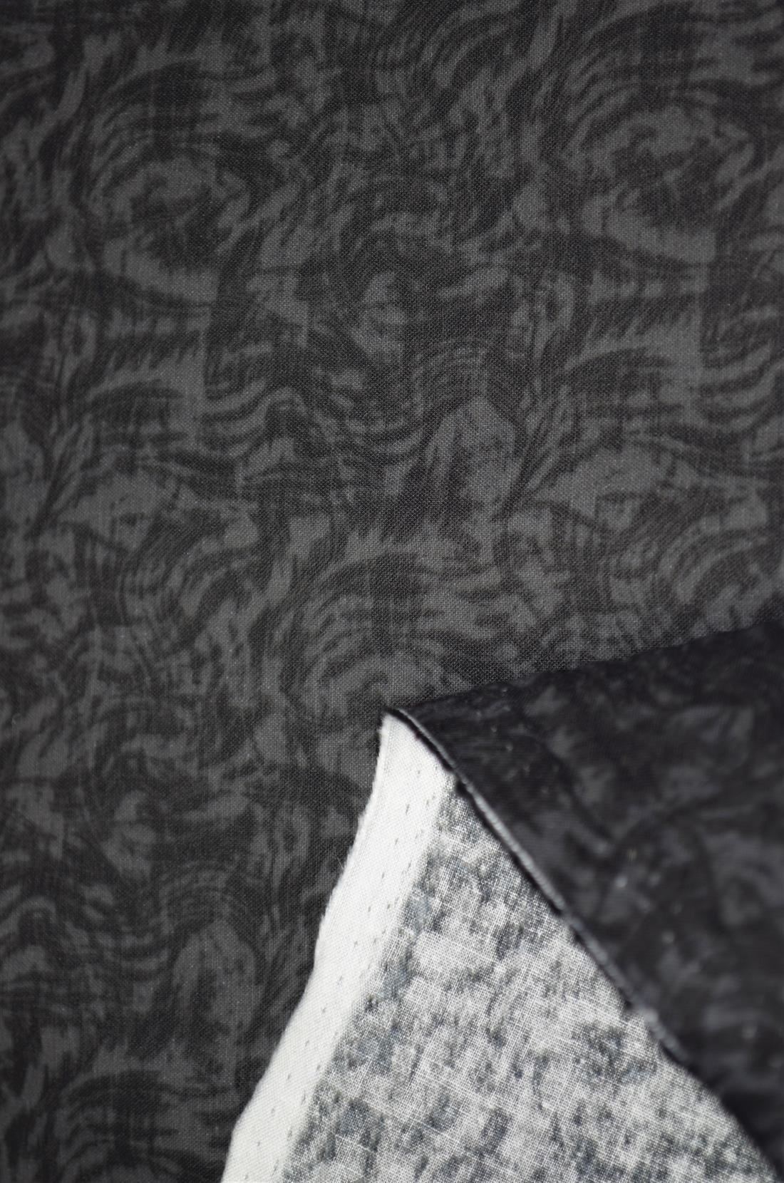 Black & Grey Coton Fabric Clearance Stock