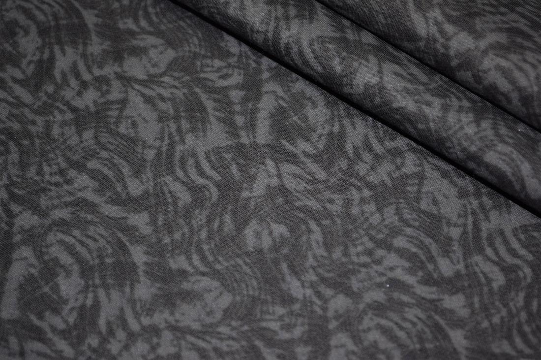 Black & Grey Coton Fabric Clearance Stock