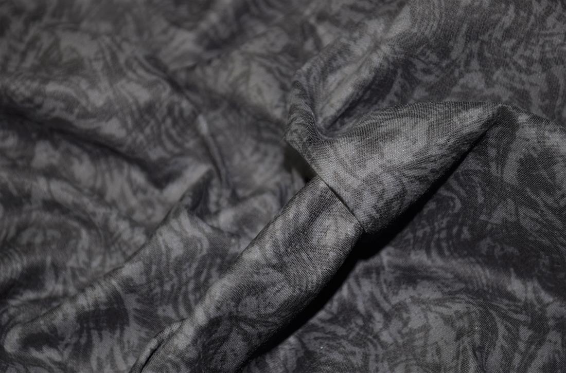 Black & Grey Coton Fabric Clearance Stock