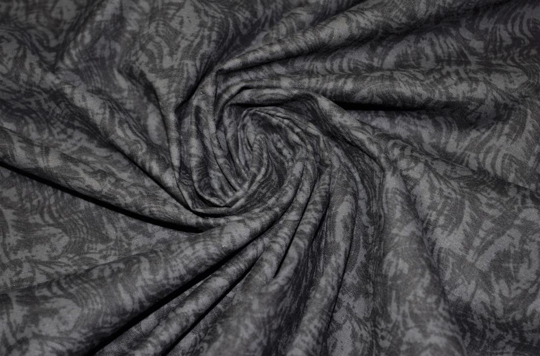 Black & Grey Coton Fabric Clearance Stock