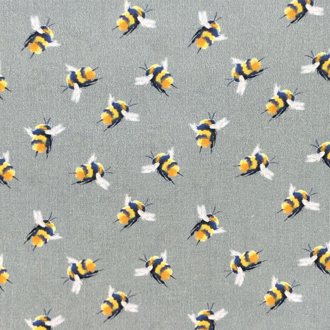 Bumble Bee Printed Digital 100% Cotton Fabric
