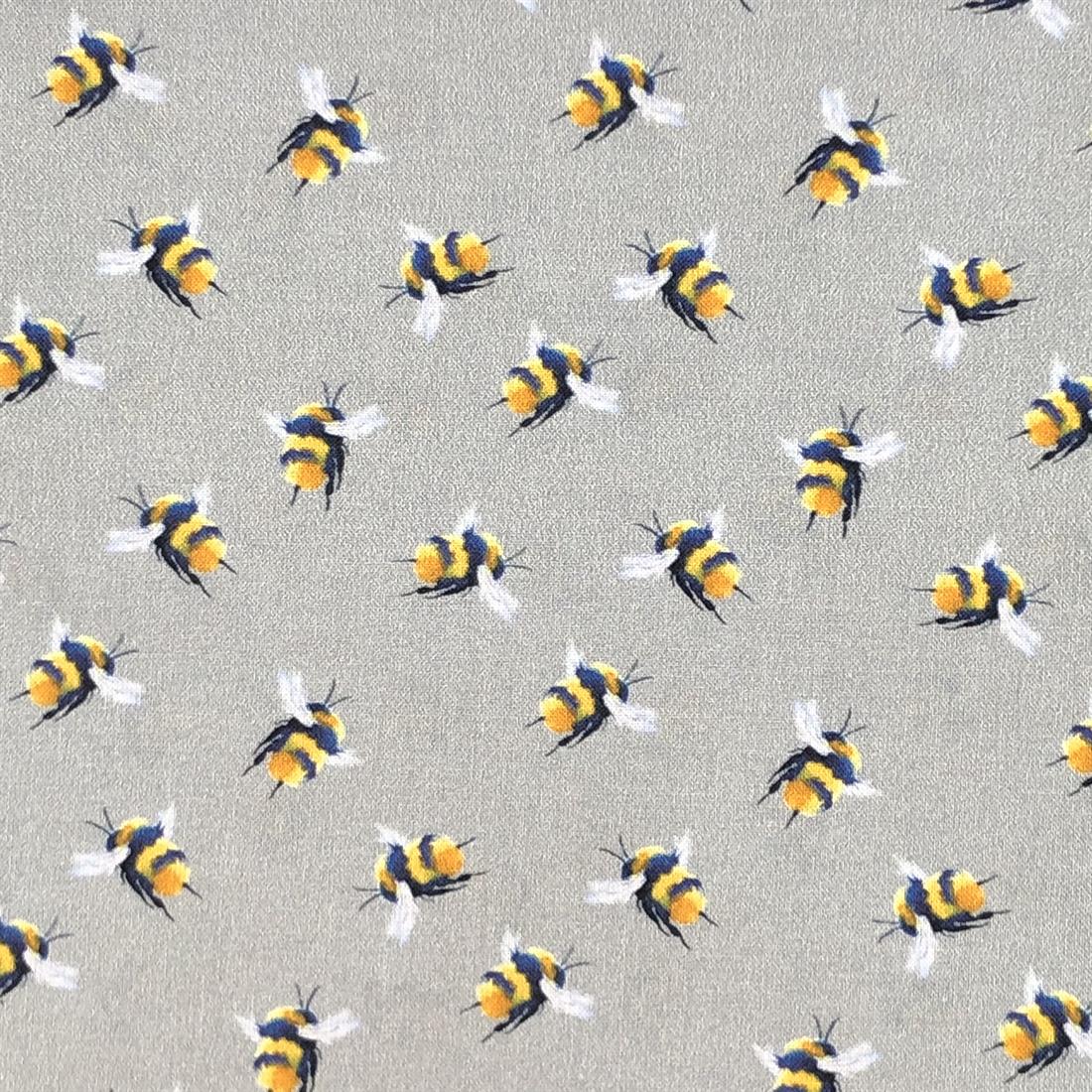 Bumble Bee Printed Digital 100% Cotton Fabric