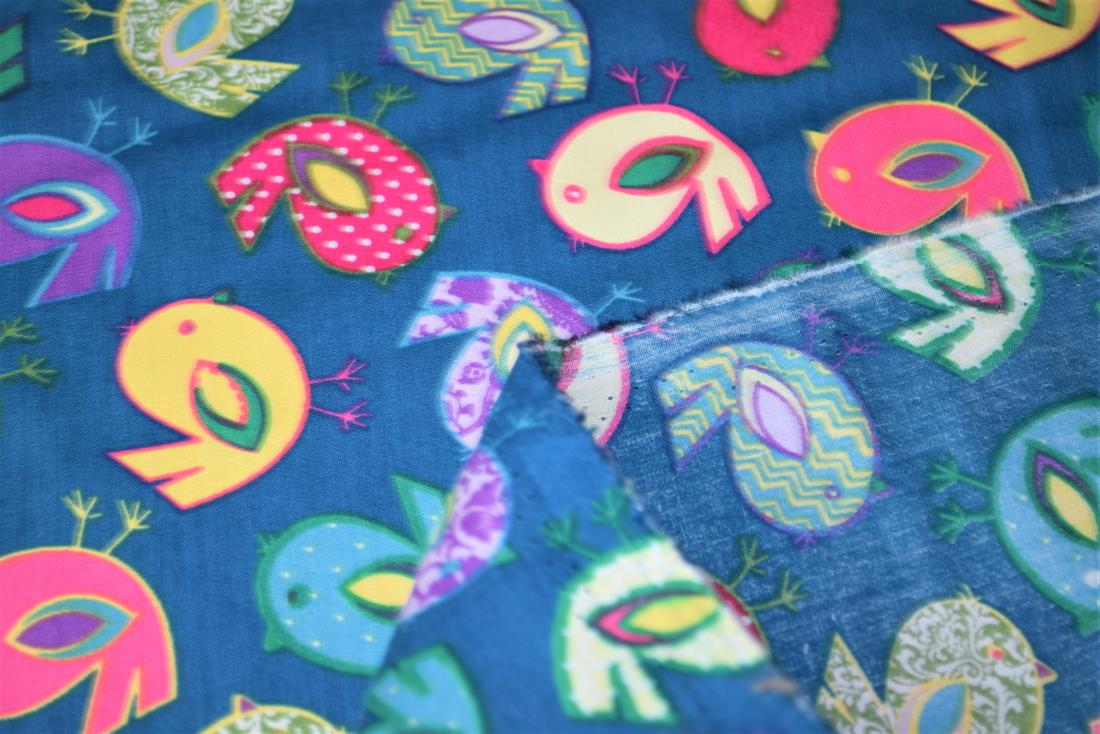 Teal Easter Chicks Print