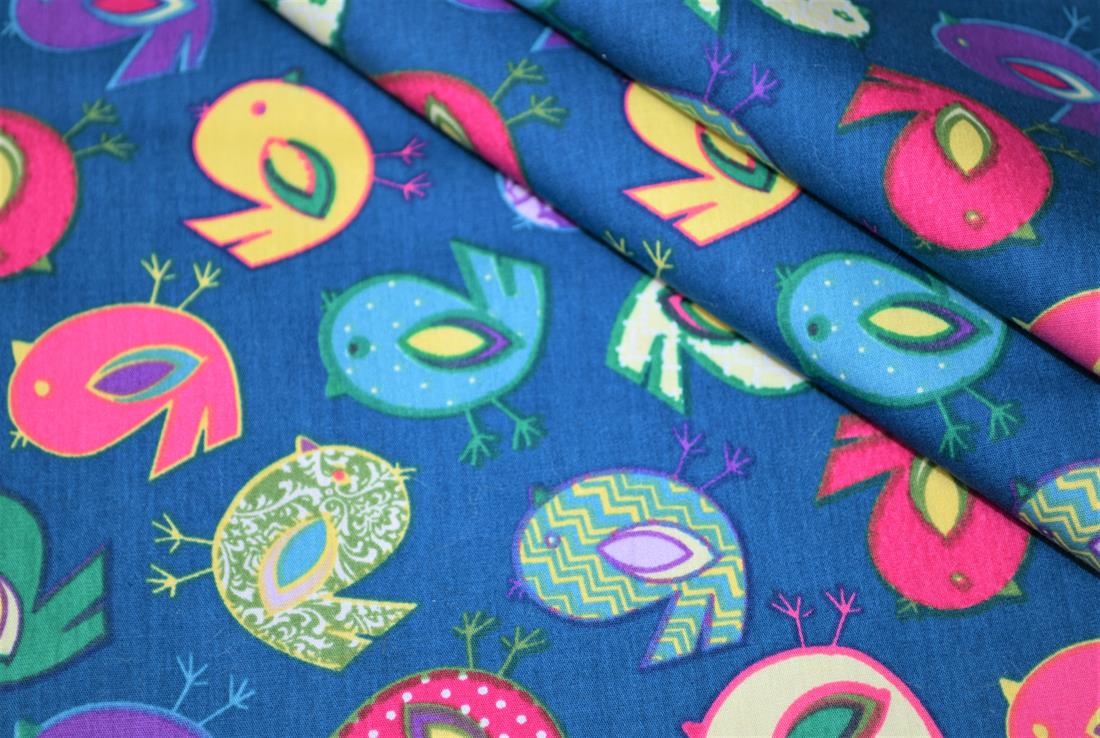 Teal Easter Chicks Print