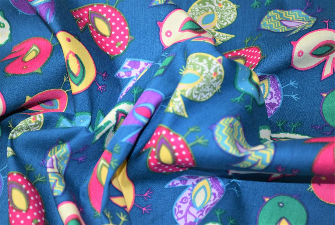 Teal Easter Chicks Print