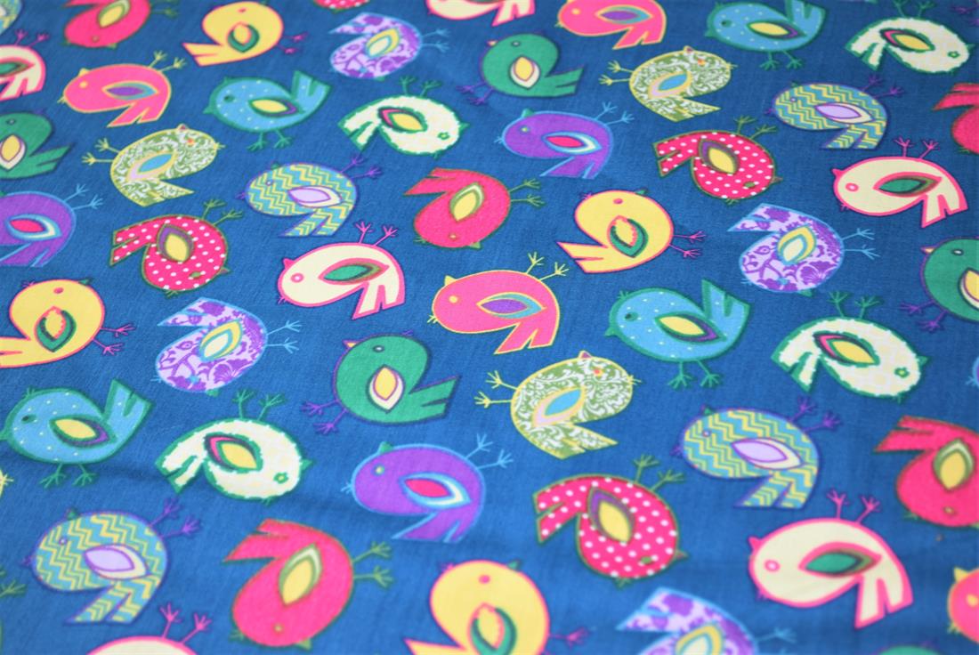 Teal Easter Chicks Print