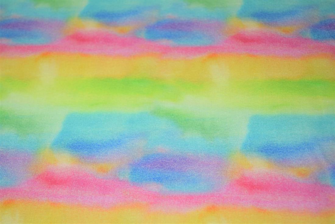 Rainbow 100 Cotton Digital Print Fabric