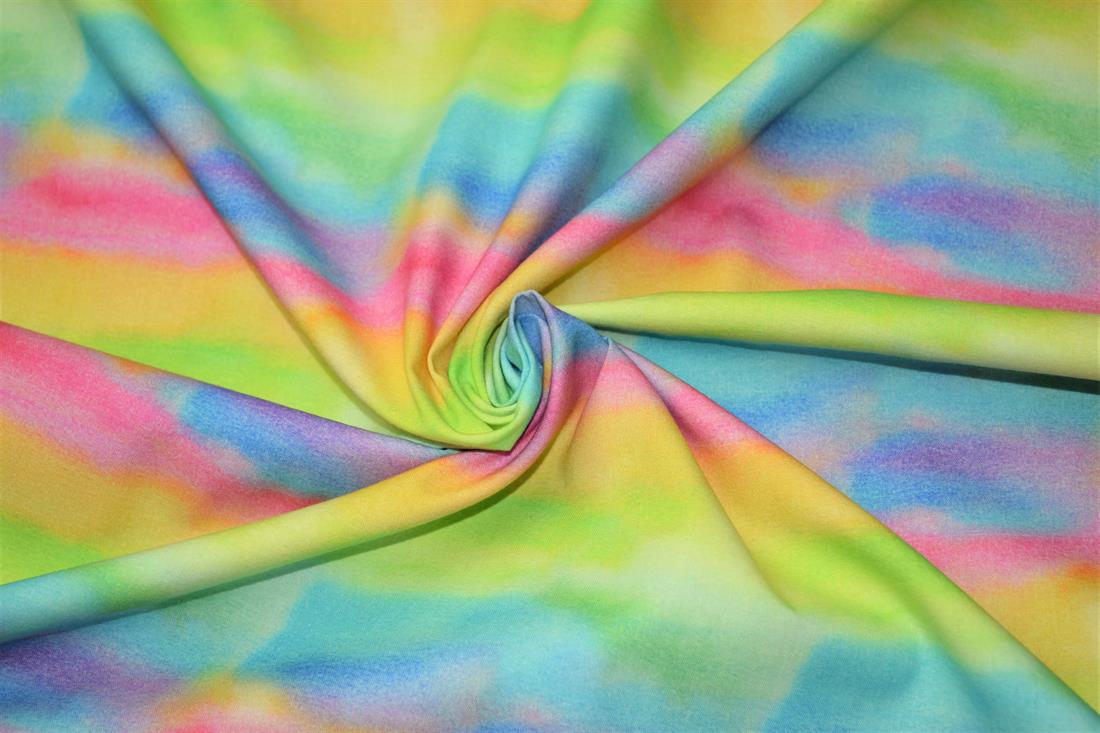 Rainbow 100 Cotton Digital Print Fabric